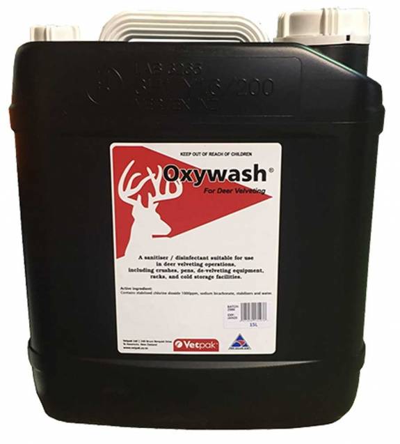 Oxywash for Deer Velvetting