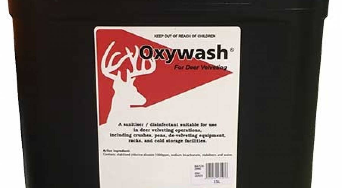 Oxywash for Deer Velvetting